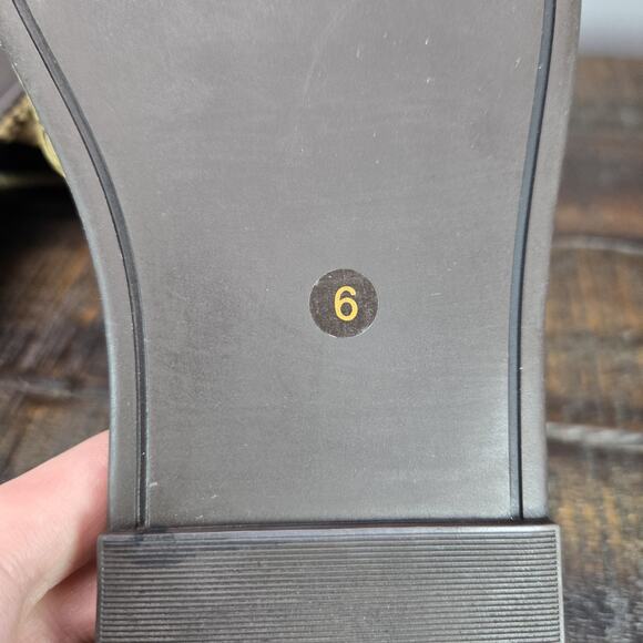 NEW Tory Burch Double T Sport Slides Womens Size 6 Sandals Flip Flops Snakeskin - Picture 10 of 12